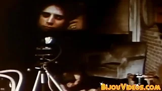 Vintage gay session with handsome females full of passion